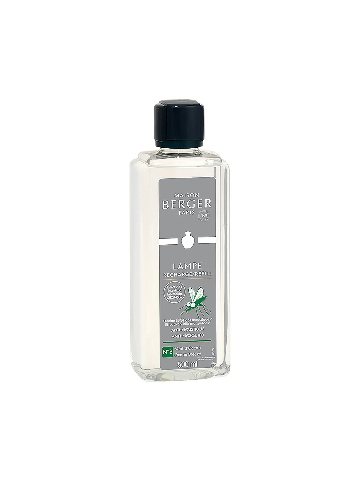MAISON BERGER PARIS | Anti-Mücken Frische Ozeanbrise - Lampe Berger Duft 500ml | 